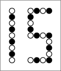 囲碁で文字や数字をデザインしてみては