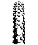 自転車のリアルなタイヤデザイン