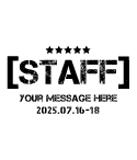 ヴィンテージ風な文字がかっこいいイベント向けのデザイン