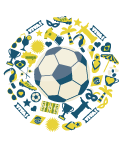 サッカーボールやユニフォームのデザイン