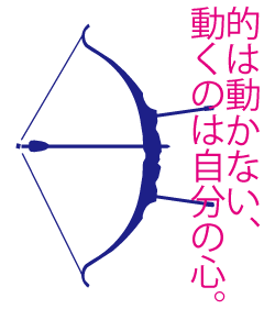 アーチェリークラブの練習用デザイン