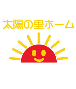 太陽マークのかわいいロゴデザイン