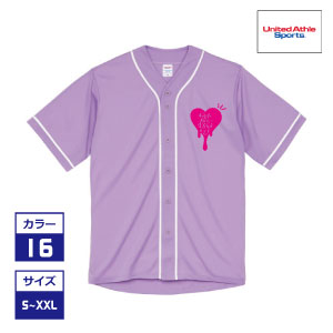 ドライアスレチックベースボールTシャツ5982