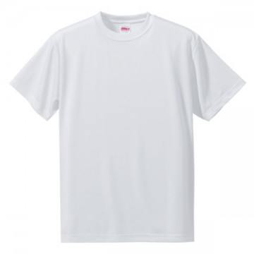 ドライシルキータッチTシャツ001.ホワイト