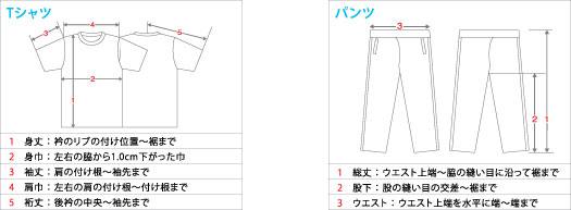 サイズの測り方