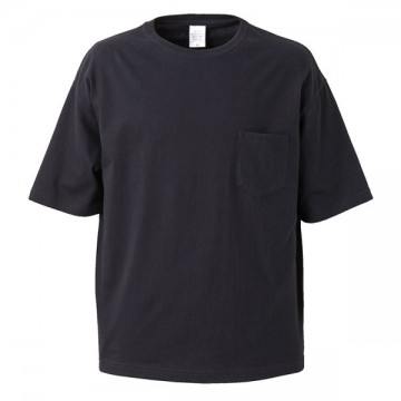 5.6オンスビッグシルエットＴシャツ002.ブラック