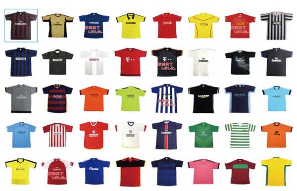 サッカーTシャツ一覧