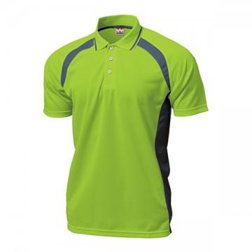 ベーシックテニスシャツ25.ライトグリーン