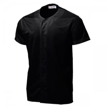 ベーシックベースボールシャツ34.ブラック
