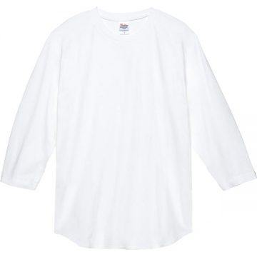 5.6オンスヘビーウエイトベースボールTシャツ001.ホワイト