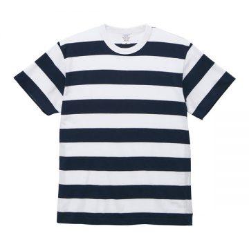 5.6オンスボーダーTシャツ【在庫限り】4902.ネイビー×ホワイト(5.0cm)