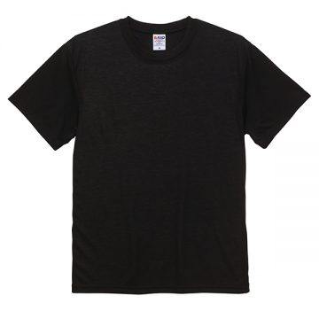 5.6オンスドライコットンタッチTシャツ(ノンブリード)002.ブラック