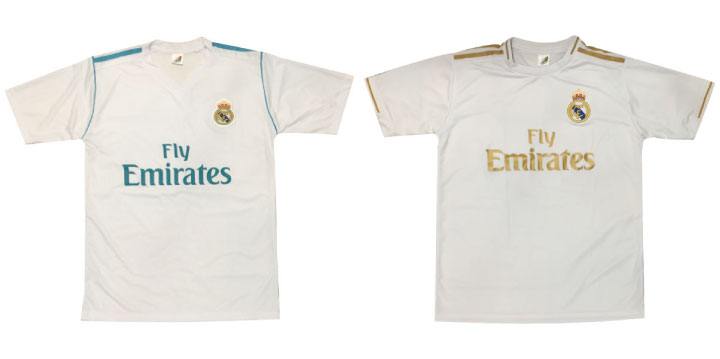 人気サッカーTシャツレアル色違い