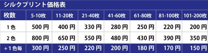 持ち込み大きめ価格表