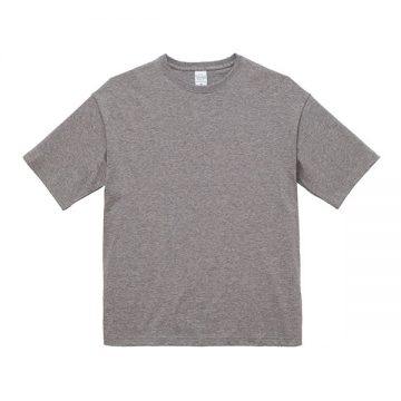 ビッグシルエットTシャツ006.ミックスグレー