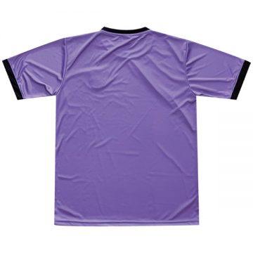 レプリカサッカーTシャツ　22.パープルストライプBack