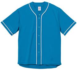 ドライアスレチックベースボールシャツ ユナイテッドアスレ5982ターコイズブルー
