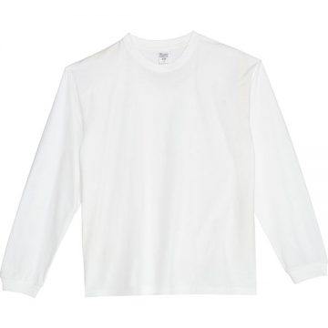 ヘビーウェイトビッグロングスリーブTシャツ001.ホワイト
