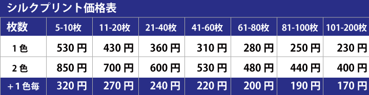 持ち込み大きめ価格表