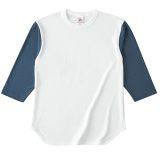 オープンエンド 3/4スリーブ ベースボールTシャツ