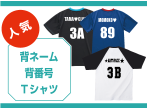 背ネーム 背番号 Ｔシャツ