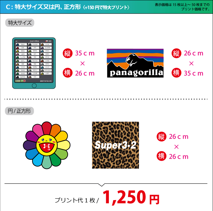 フルカラー特大
