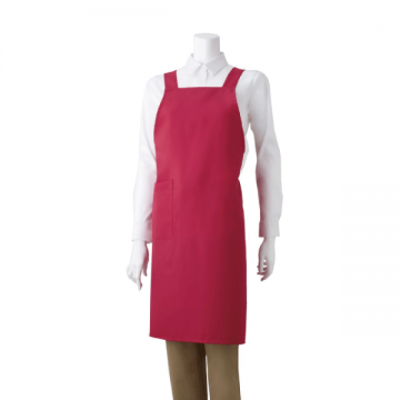 後ろ釦エプロン