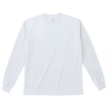 ファイバードライ ロングスリーブTシャツ01.ホワイト