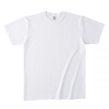オープンエンドマックスウェイト バインダーネックTシャツ01.ホワイト