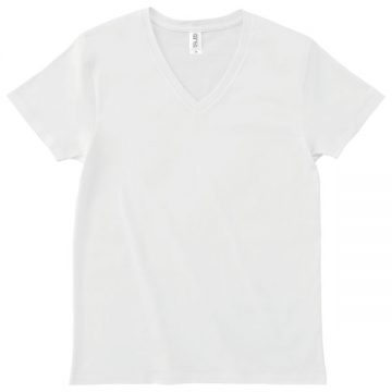 スリムフィット VネックTシャツ10.オフホワイト