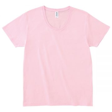 スリムフィット UネックTシャツ41.フロストピンク