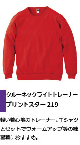 Ｔシャツとセットがおすすめのトレーナー
