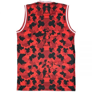 V9.迷彩レッド×ブラックBack