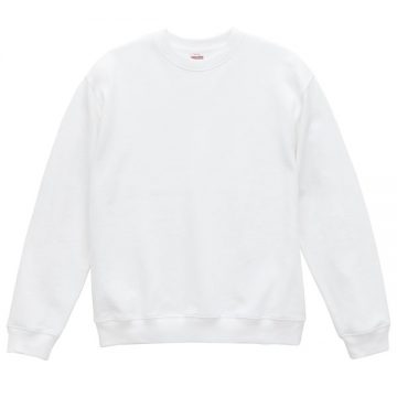 オーセンティックパイルクルーネックスウェット(裏パイル)001.ホワイト