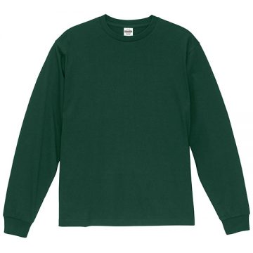 ファインジャージー ロングスリーブ Tシャツ054.モスグリーン