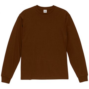 ファインジャージー ロングスリーブ Tシャツ426.シナモンブラウン