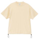 ファインジャージーリラックスフィットTシャツ（裾ドローコード）