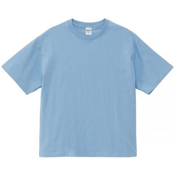 ファインジャージーボックスシルエットTシャツ082.サックス