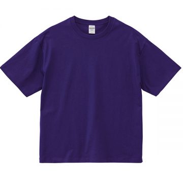 ファインジャージーボックスシルエットTシャツ235.ディープパープル