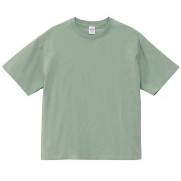 ファインジャージーボックスシルエットTシャツ269.スモーキーグリーン