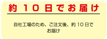 10日でお届け