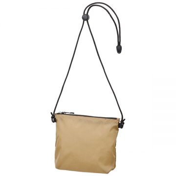 ライトナイロンリップストップサコッシュ537.サンドカーキ