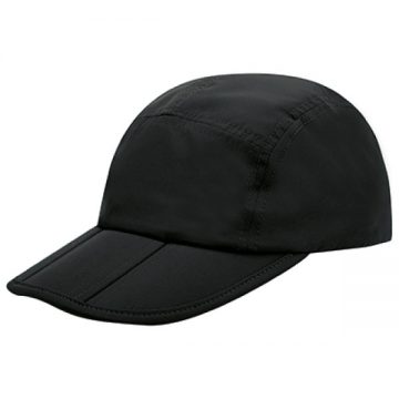 折りたたみランニングキャップ34.ブラック