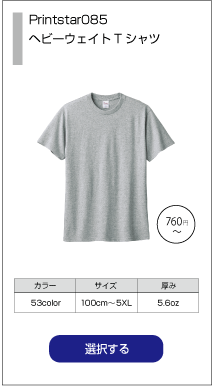 ヘビーウェイトTシャツ085