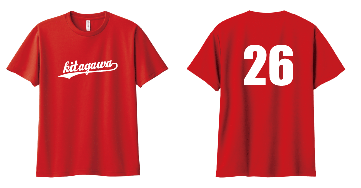 ユニフォーム風Tシャツ