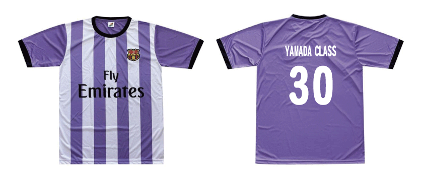 クラスTシャツサッカー