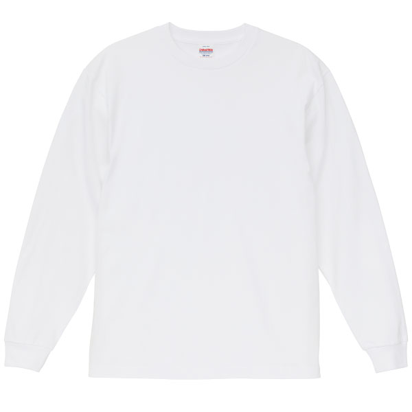 オーセンティックオープンエンドヘヴィーウェイトロングスリーブTシャツ001.ホワイト