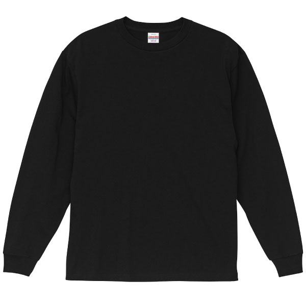 オーセンティックオープンエンドヘヴィーウェイトロングスリーブTシャツ002.ブラック