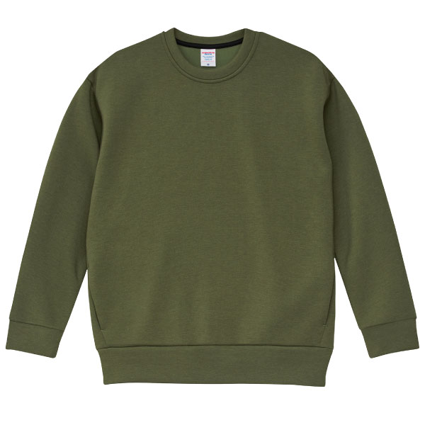 T/Rダンボールニットクルーネックシャツ035.シティグリーン