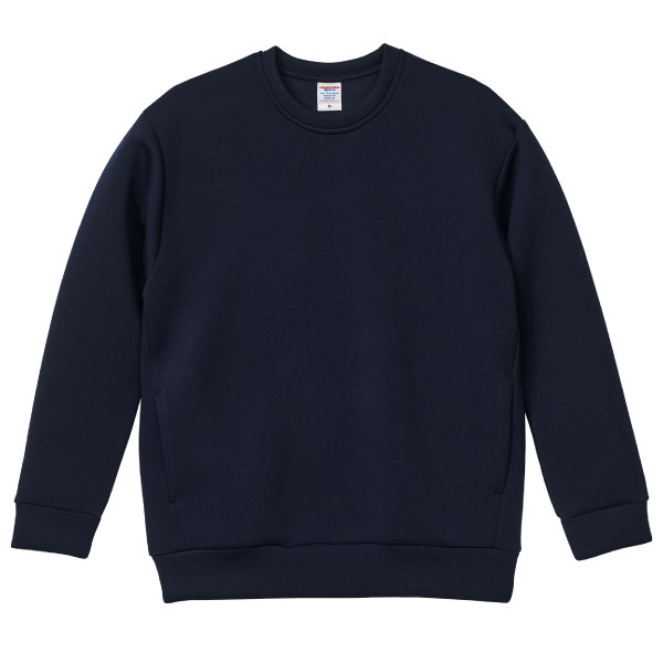 T/Rダンボールニットクルーネックシャツ086.ネイビー